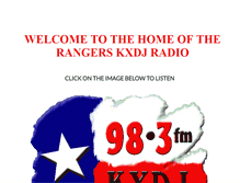 Tablet Screenshot of kxdjradio.com